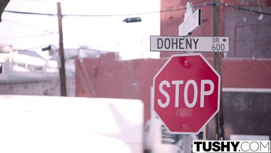 Красотка Лана Родес соблазнила босса вместе с рыжей подругой и дала в жопу