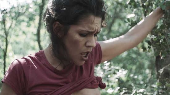 Зрелая семейная пара жестко трахнулась в лесу