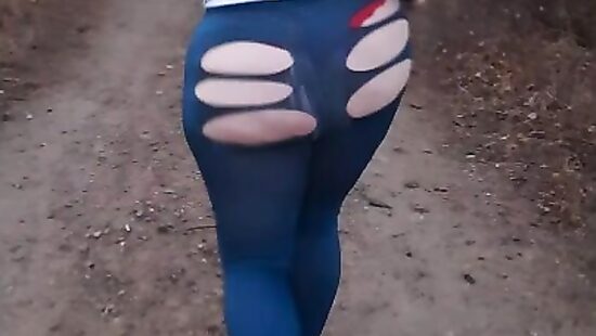 Big Ass Girl Jogging