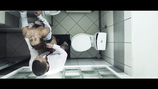 Служебный роман закончился бурным сексом в общественном туалете офиса