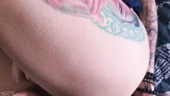 Домашний глубокий минет и секс во все дыры с рыженькой подружкой