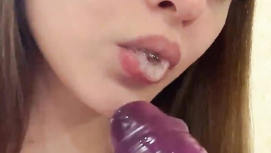 Тренировочка минета)))