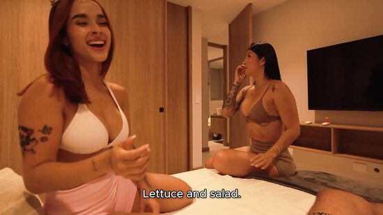 Мачеха совсем берега члена с киской попутала